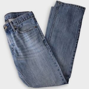 Levis 514 Mens‎ Jeans Sz 31/32 Faded Washed Blue Denim Straight Regular Fit Y2K